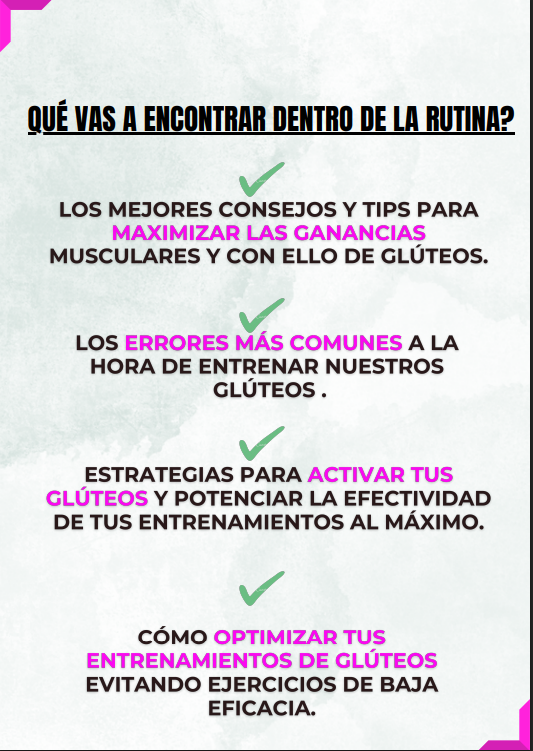 Rutina Glúteo Pre-Verano